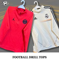 Football Drill Tops including 1/4 Zip