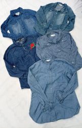 CR6983 Y2K Denim Shirts