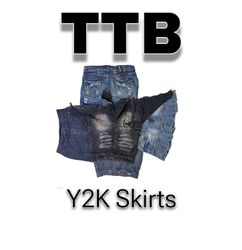 Y2K Denim Mini Skirts