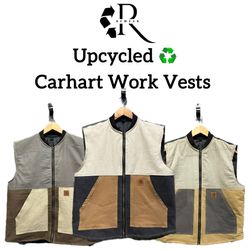 Upcycled Carhartt Workwear Vests