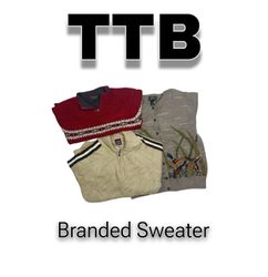 Branded sweater