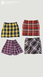 YeK checkprint skirts