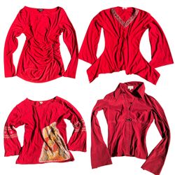 Y2K Romantic Grunge Full Sleeve Tops - SS-024