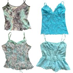 Y2K Aqua Dream Mix Tops -SS-023