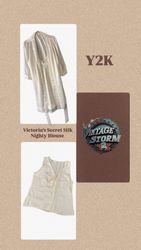 Y2K Victoria Secret Silk Blouse