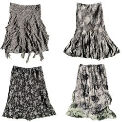 Y2K Dark Fairy Grunge Skirts -SS-028