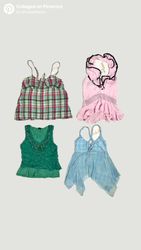 Y2k fairycore girly Camitops