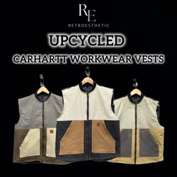 Upcycled Carhartt Workwear Vests