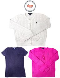 T2598 Ralph Lauren Women Cable Knits