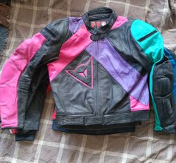 Leather motorbike jackets