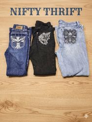 Y2K Embellished Flare/Bootcut Jeans