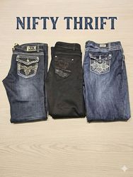 Y2K Embellished/Embroidered Jeans