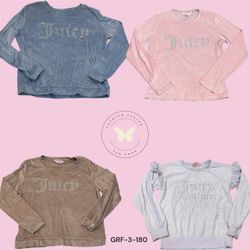 Juicy Couture L/S Top – Minimal Logo Everyday Esse..
