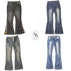 Y2K IT Girl Flared Jeans - SS-030