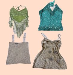 Y2k beaded tops