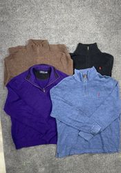 Ralph lauren 1/4 zip 5 pieces