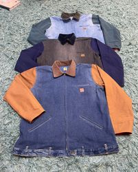 Upcycled Carhartt Workwear Jacket – Denim & Canvas..