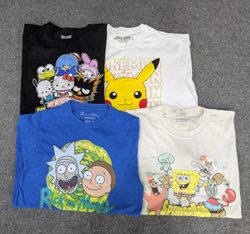CRZ2075 Cartoon Print T-Shirts