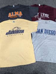 CRZ2079 Unbranded University Print T-Shirts