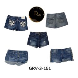 Women’s Casual Denim Mini Shorts – Everyday Wear (..