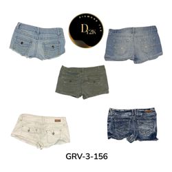 Women’s Casual Denim Mini Shorts – Everyday Wear (..