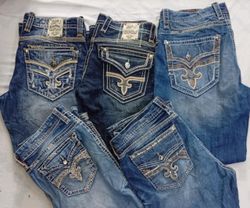 CR7022 Vintage Rock Revival Men’s Flare & Straight..