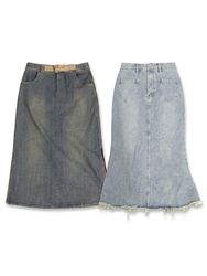 (FV-957) Y2K Vintage Style Denim skirts