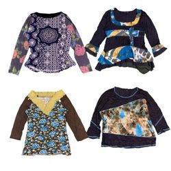 Y2K Gothic Vibe Printed Long Sleeve Tops RW-1684