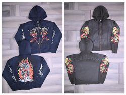 Ed Hardy Men's Zipper Hoodies