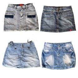 Y2K NYC IT Girls Denim Mini Skirts RE-2907