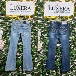 Miss Me| Rock Revival| True Religion flares e Jean..