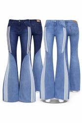 CR1419 Upcycled Flare Denim Jeans