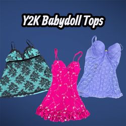 Y2K Babydolls Tops - (25/03)