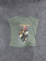 Ed Hardy Womens Baby Tees