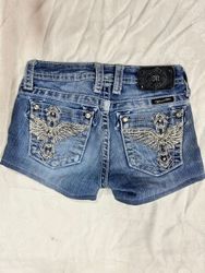 Miss me true religion rockrevival Mini shorts