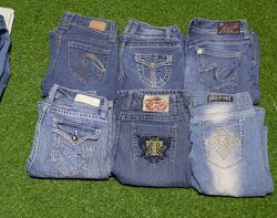 WALLFLOWER AND OTHER MIX BRANDS JEANS (B 28)