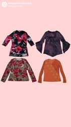 Y2k summer floral blouse