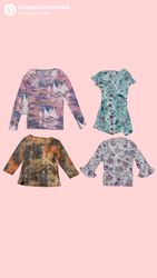 Y2k Glitch Mode Blouse