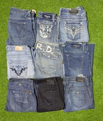 GUESS AND OTHER MIX BRANDS JEANS (B 31)