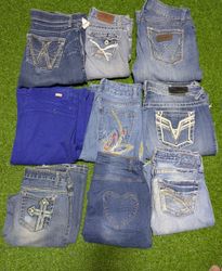 VIGOSS AND OTHER MIX BRANDS JEANS (B 39)
