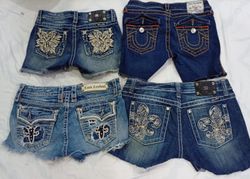 CR7042 Upcycled Mix Brand Shorts