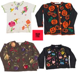 COTTAGE CORE OLD STATEMENT HALLOWEEN 🎃 KNIT WEAR