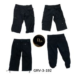 Y2K Cargo Capri Bottoms – Retro Utility Fashion (G..