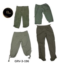 Y2K Vintage Cargo Capri Pants – Retro Streetwear S..