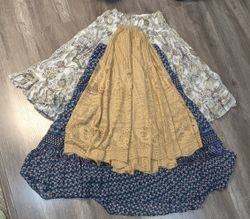 4578 - Y2Kスタイルマキシスカート