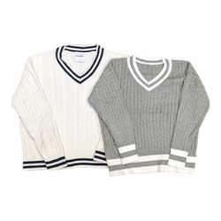 Y2K Net Cable Knitwear