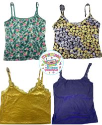 Vintage Y2K Camisole & Printed Cami Bundle – 10pcs..