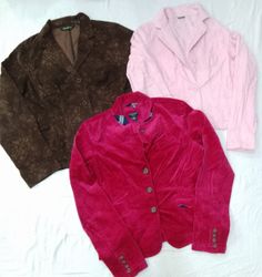 CR7055 Y2K Corduroy Jackets