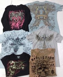 CR7067 Vintage Skull T-Shirts