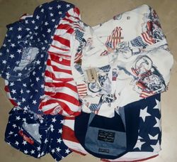 Hawaiian and american shirts 10 pieces